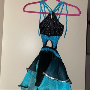 Glamour Costuming Half Skirt Jazz Costume With Custom Hat